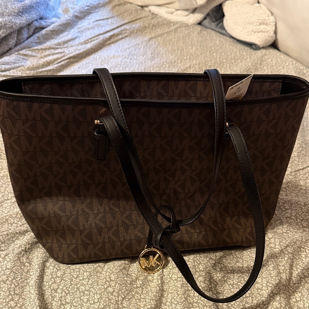 Michael Kors Dark Brown Signature Tote